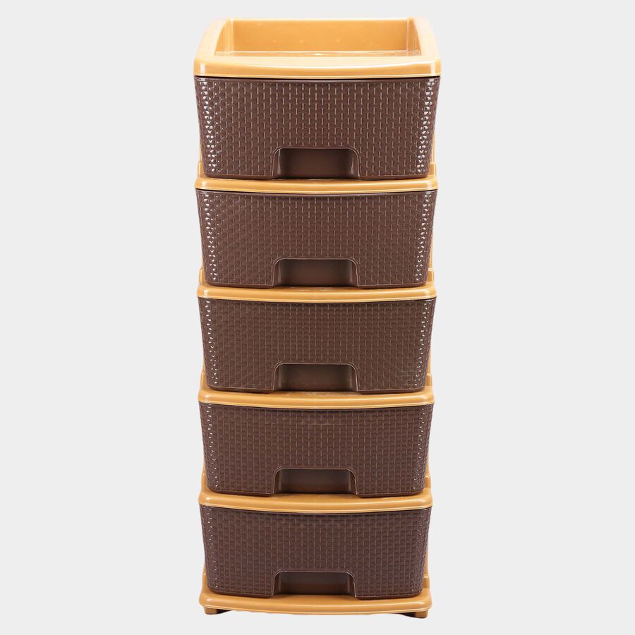 5-Tier Plastic Multi-Drawer Organizer, , large image number null