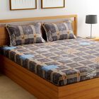 120 GSM Microfiber Double Bedsheet With 2 Pillow Covers, , small image number null