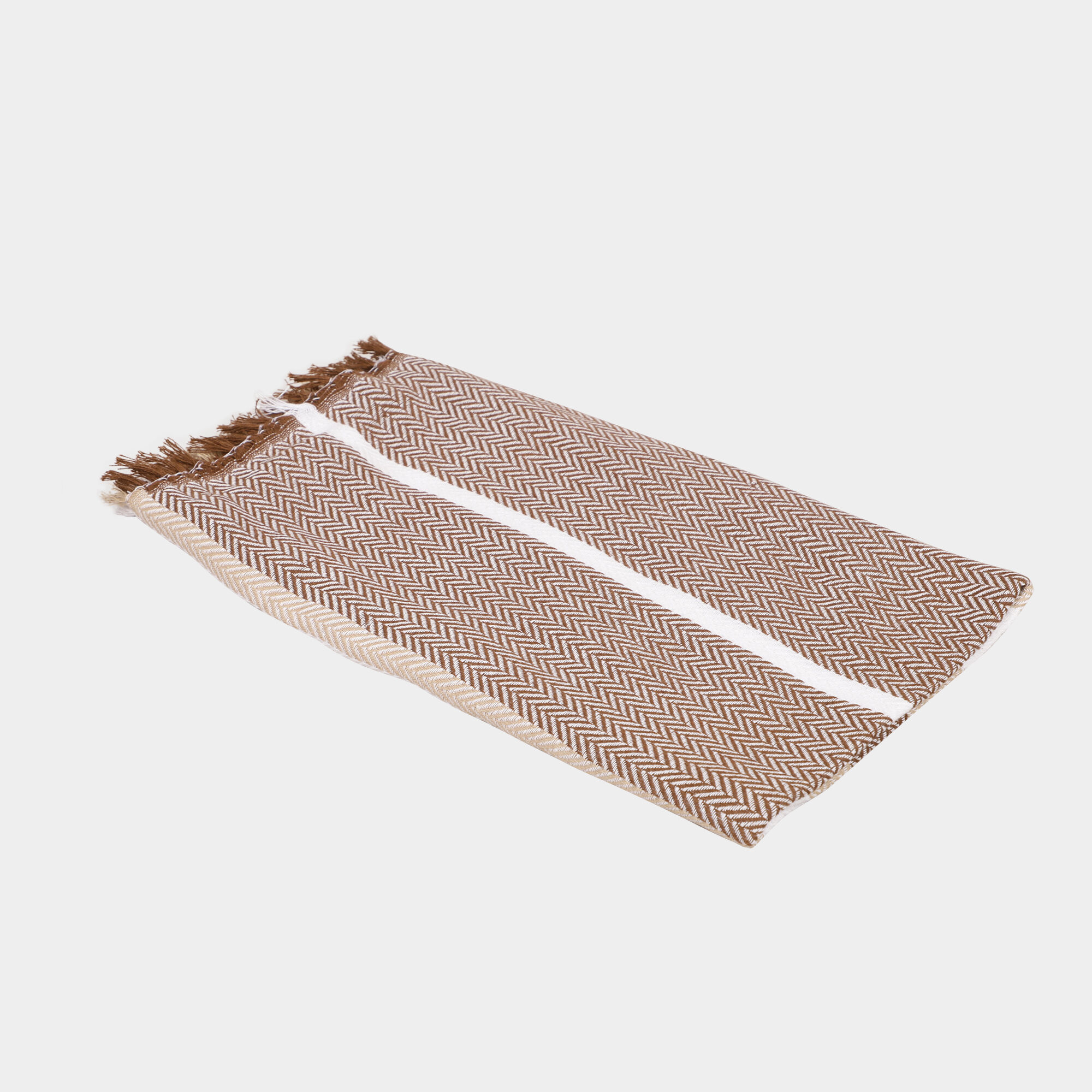 Home Beautiful                         250 GSM Brown Cotton Bath Towel