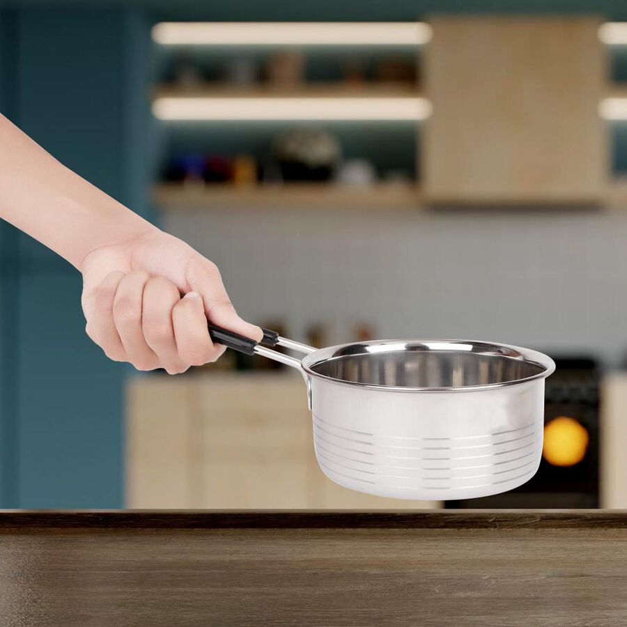 800 ml Stainless Steel Saucepan, Induction Compatible, , large image number null