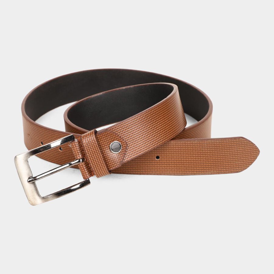 Men's Brown Polyurethane Casual Belt, , large image number null