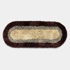 Coffee shaggy Bed Side Runner, , small image number null