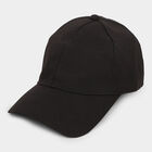 Black Men's Cotton Cap, , small image number null