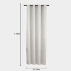 Off-White Linen Curtain, , small image number null