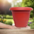 Red Plastic Planter, , small image number null