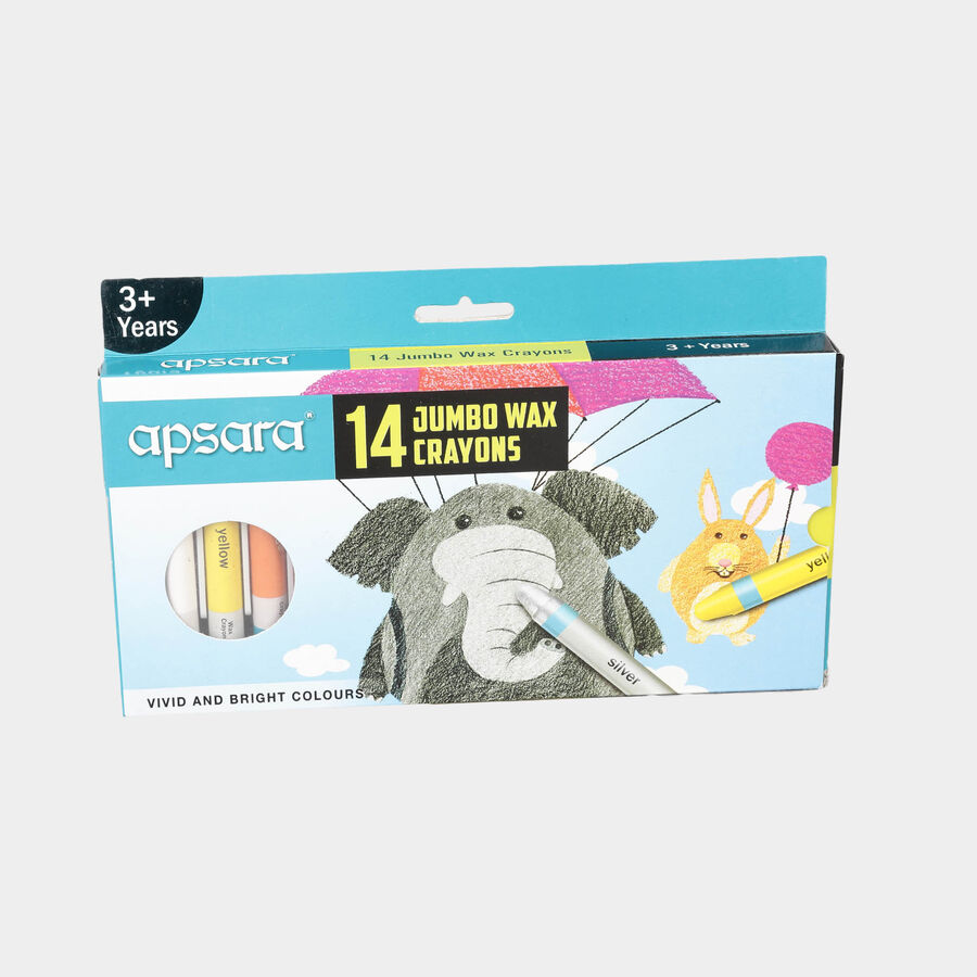 Wax Crayons - Colour/Design May Vary, , large image number null