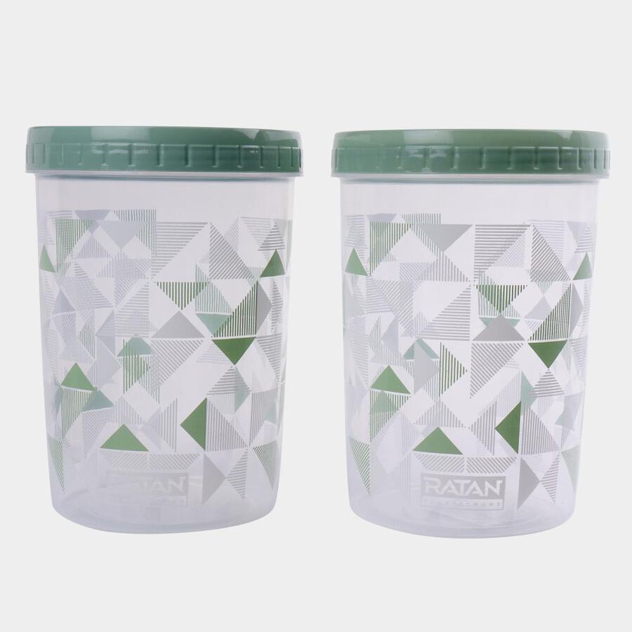 2 L Plastic Container Set of 2, , large image number null