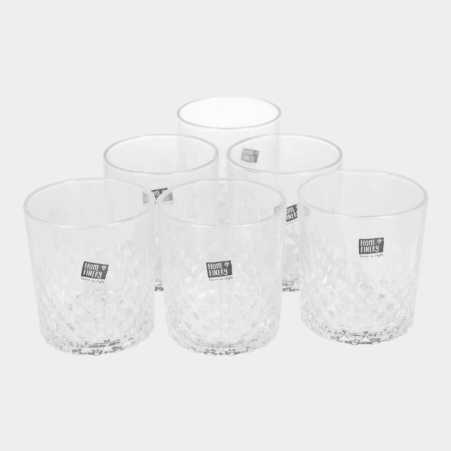 340 ml Glass Tumbler Set of 6, , large image number null