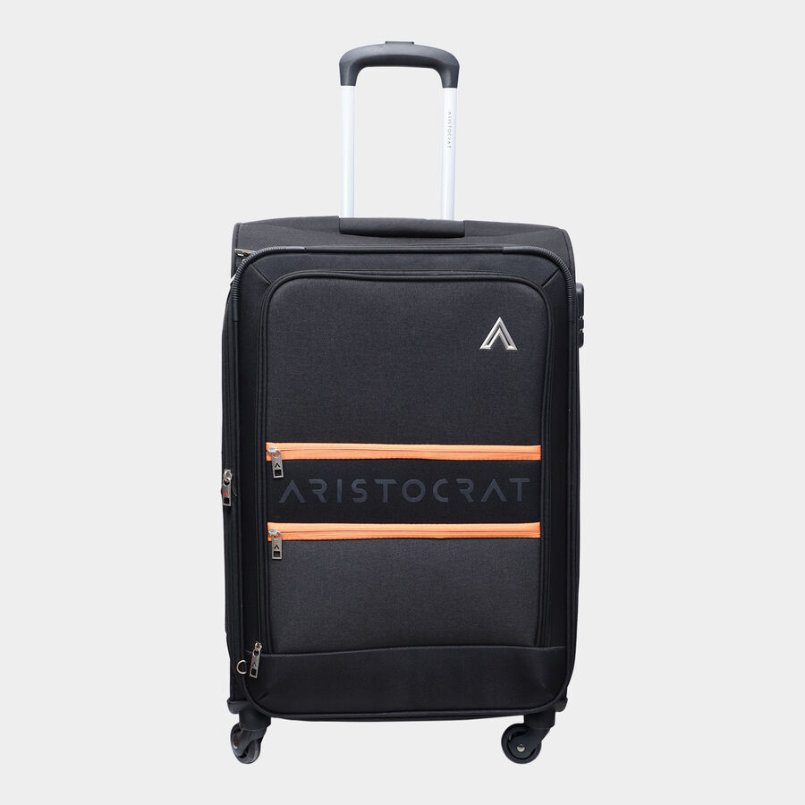 4-Wheel Polyester Soft Case Trolley, Medium, , large image number null