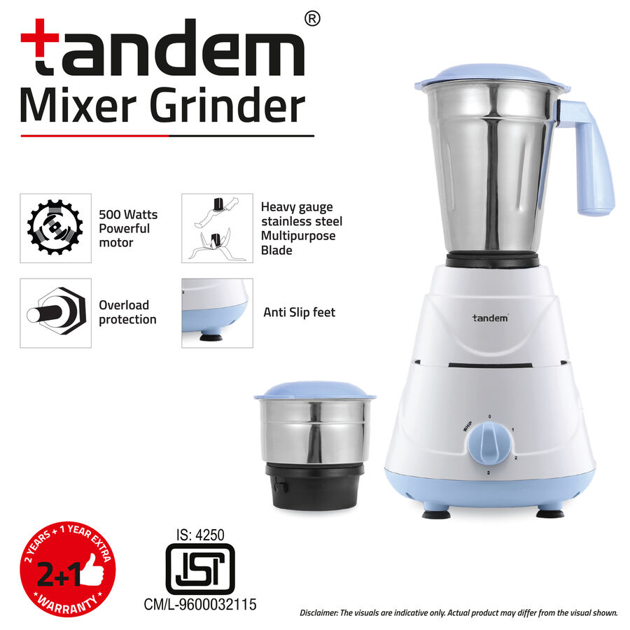 500W Mixer Grinder, , large