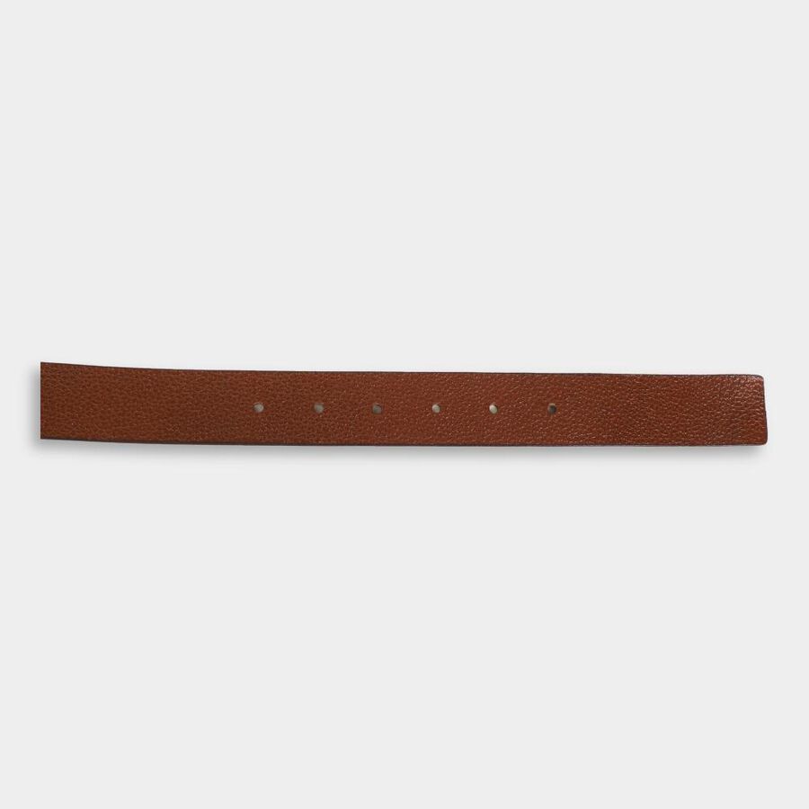 Men's Tan Leather Casual Belt, , large image number null