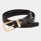 Men's Black Polyurethane Formal Belt, , small image number null