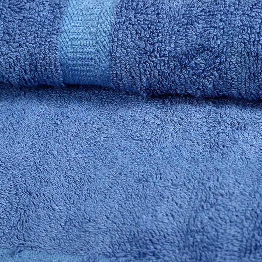 480 GSM Blue Cotton Hand Towel, , large