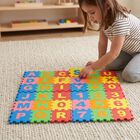 Kids Interlocking Alphabet and Number Foam Mat Set, , small