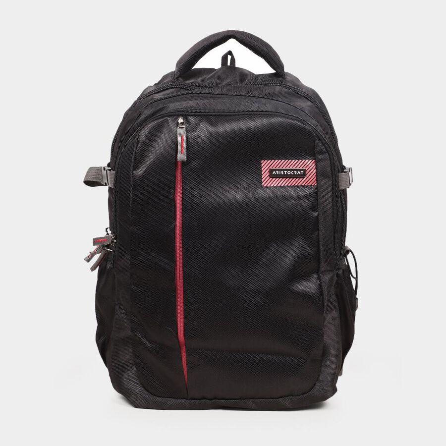 Black Backpack with Laptop Pocket, 35 L (Approx), , large image number null