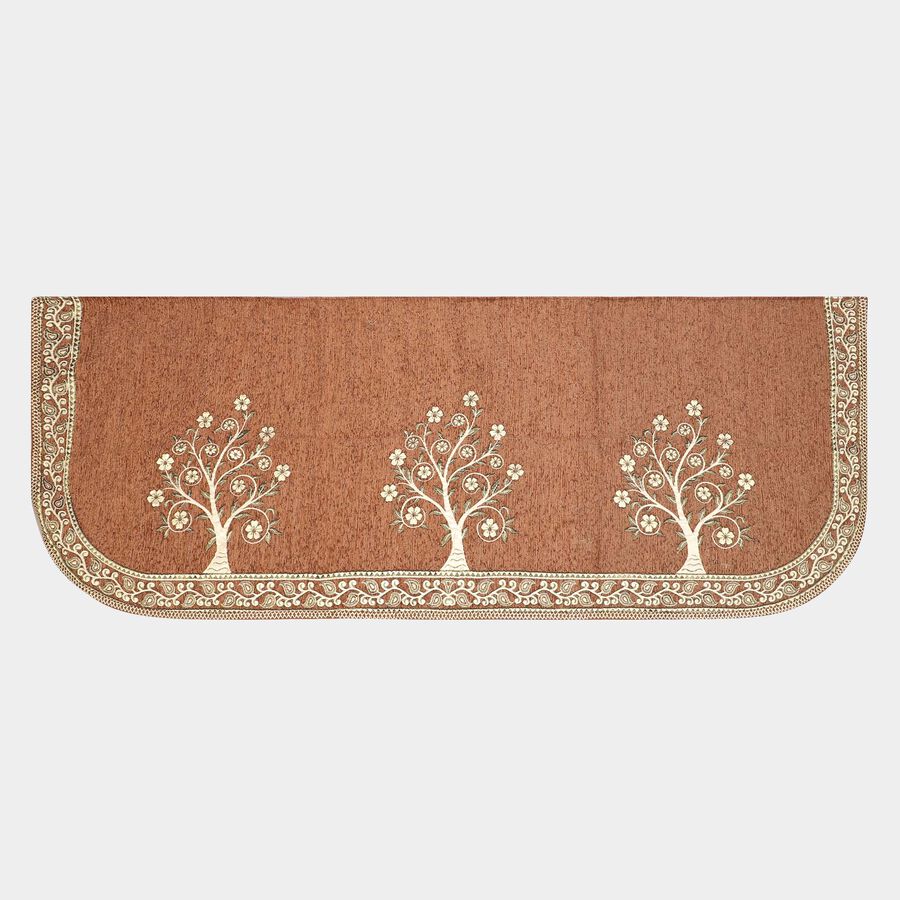 Brown Cotton Blend Sofa Cover, , large image number null