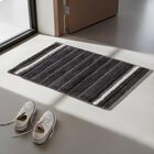 Anti-Skid Grey Polyester Door Mat, , small