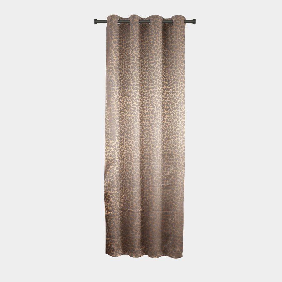 9ft. Living Room Chocolate Brown Blackout Eyelet Curtains, , large image number null