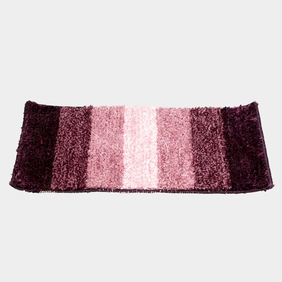 Anti-Skid Purple Polyester Door Mat Set of 2, , large image number null