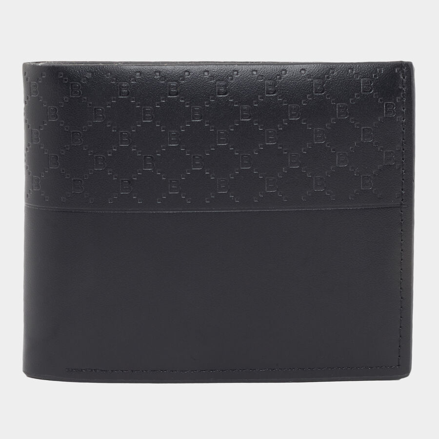 Men PU Black Wallet, , large image number null