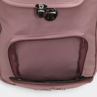 Women Peach Polyurethane Backpack, , large image number null