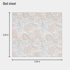 Blue Cotton Double Bedsheet With Pillow Cover, , small image number null
