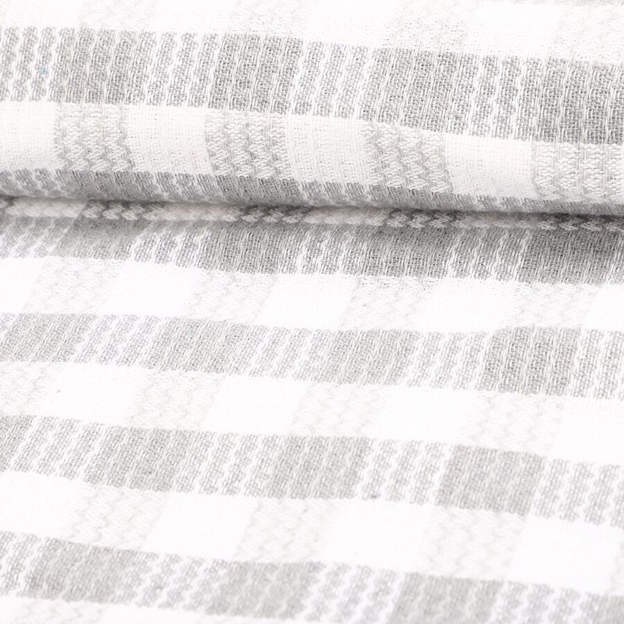 220 GSM Grey Cotton Blend Bath Towel, , large