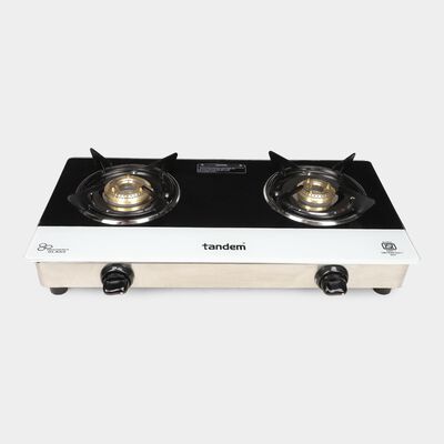2 Burner Glass Top Gas Stove