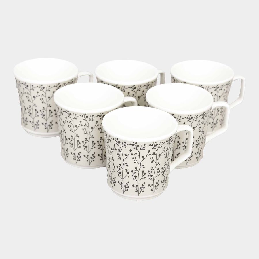 160 ml Bone China Mug Set of 6, , large image number null