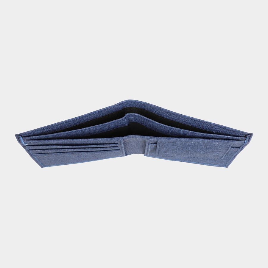 Men's Blue Polyurethane Wallet, , large image number null