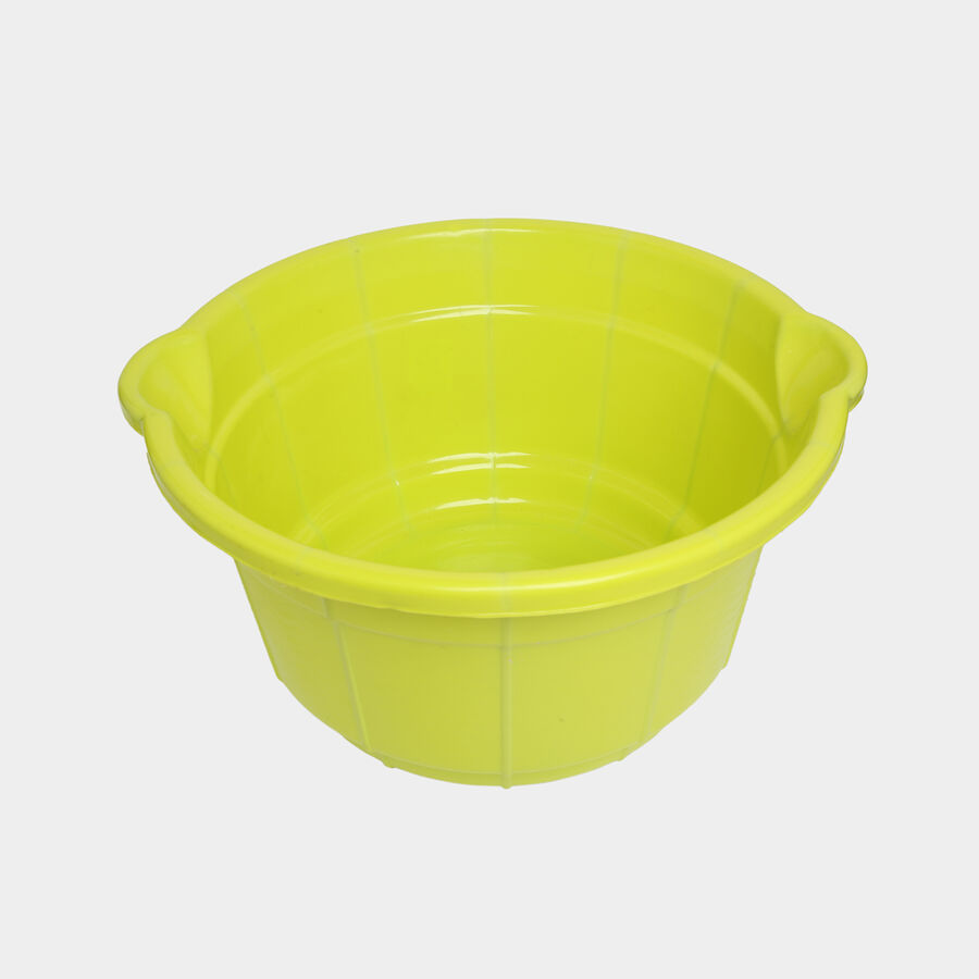 25 L Plastic Bath Tub - Color/Design may vary, , large image number null
