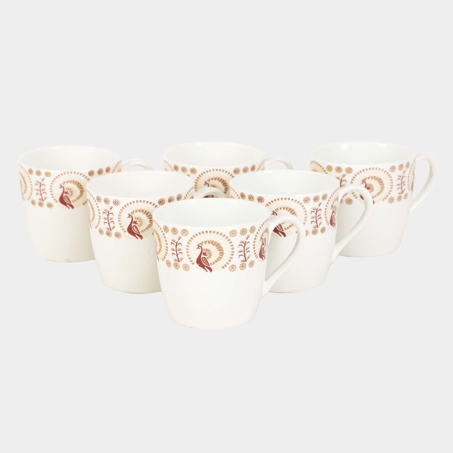 150 ml Bone China Mug, Set of 6, , large image number null
