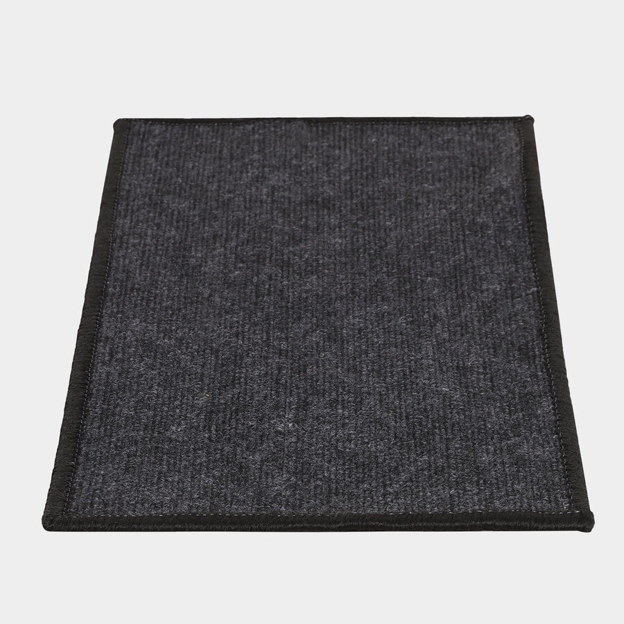 Grey Polyester Cotton Door Mat, , large image number null