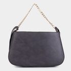 Women's Grey Polyurethane Sling Bag, , small image number null