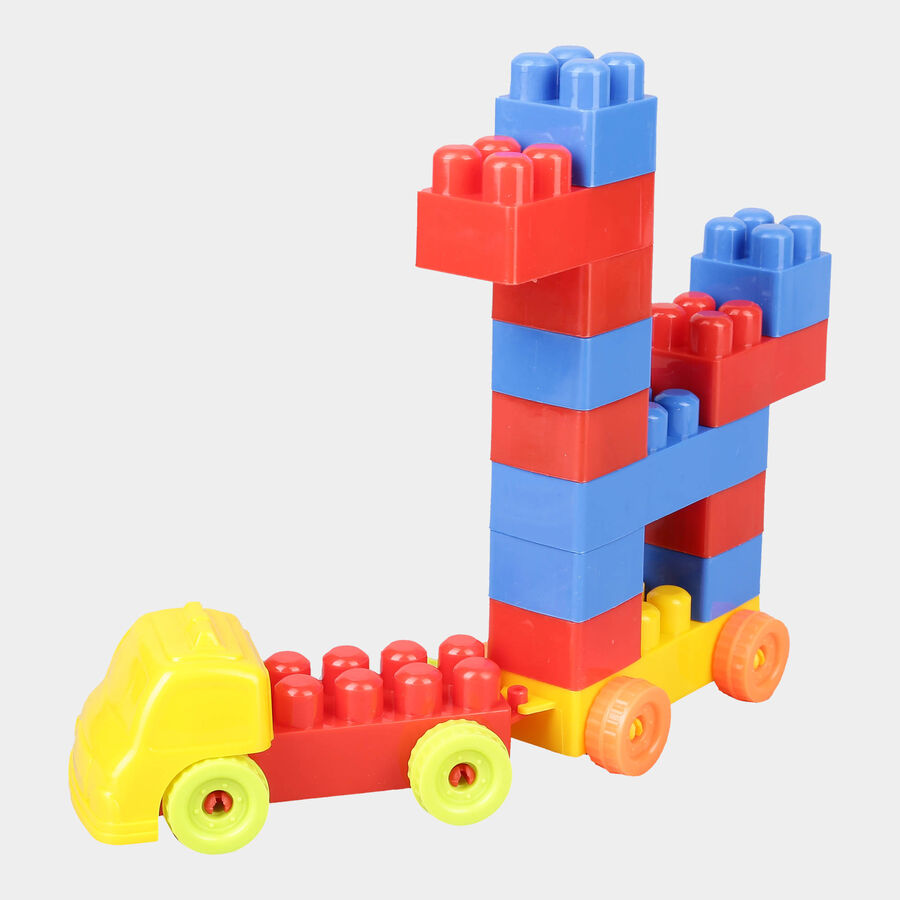 77 Pcs. Plastic Play Blocks , , large image number null