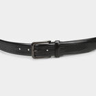 Men's Black Polyurethane Belt, , small image number null