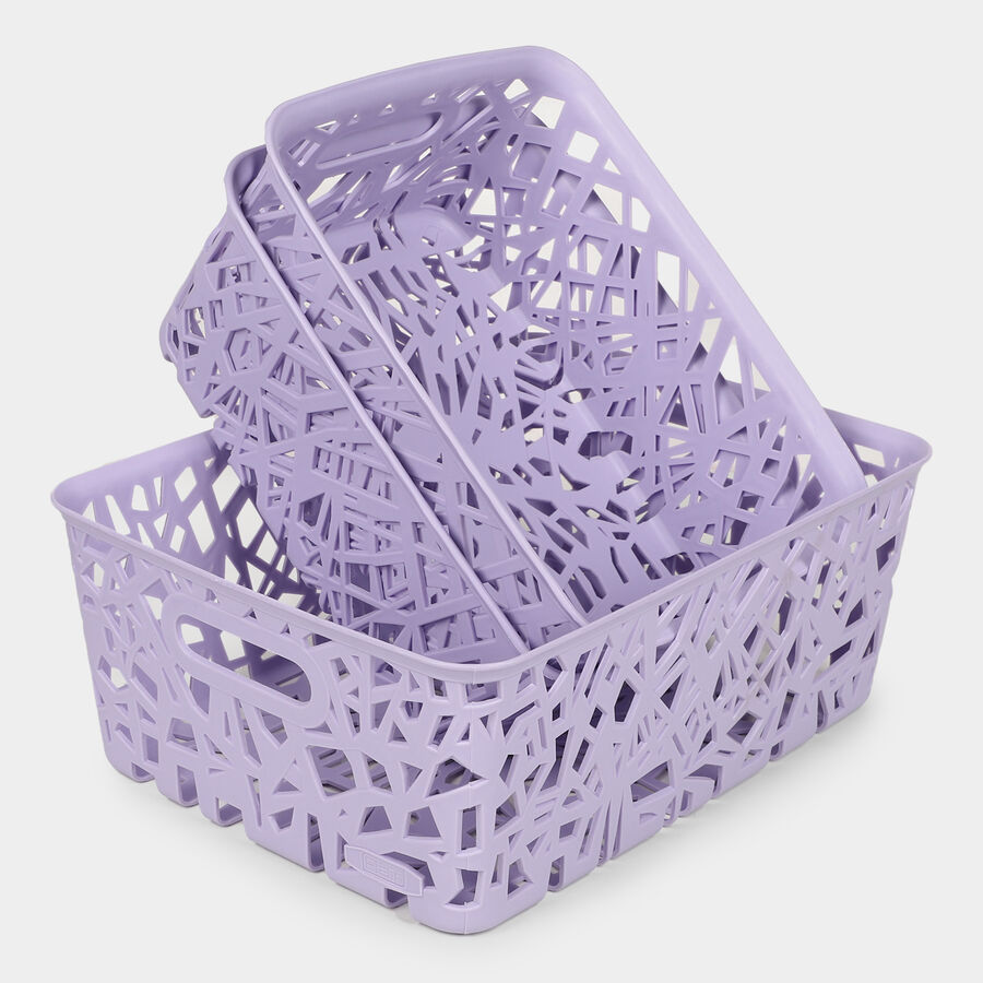 Plastic Zig-Zag Basket, , large image number null