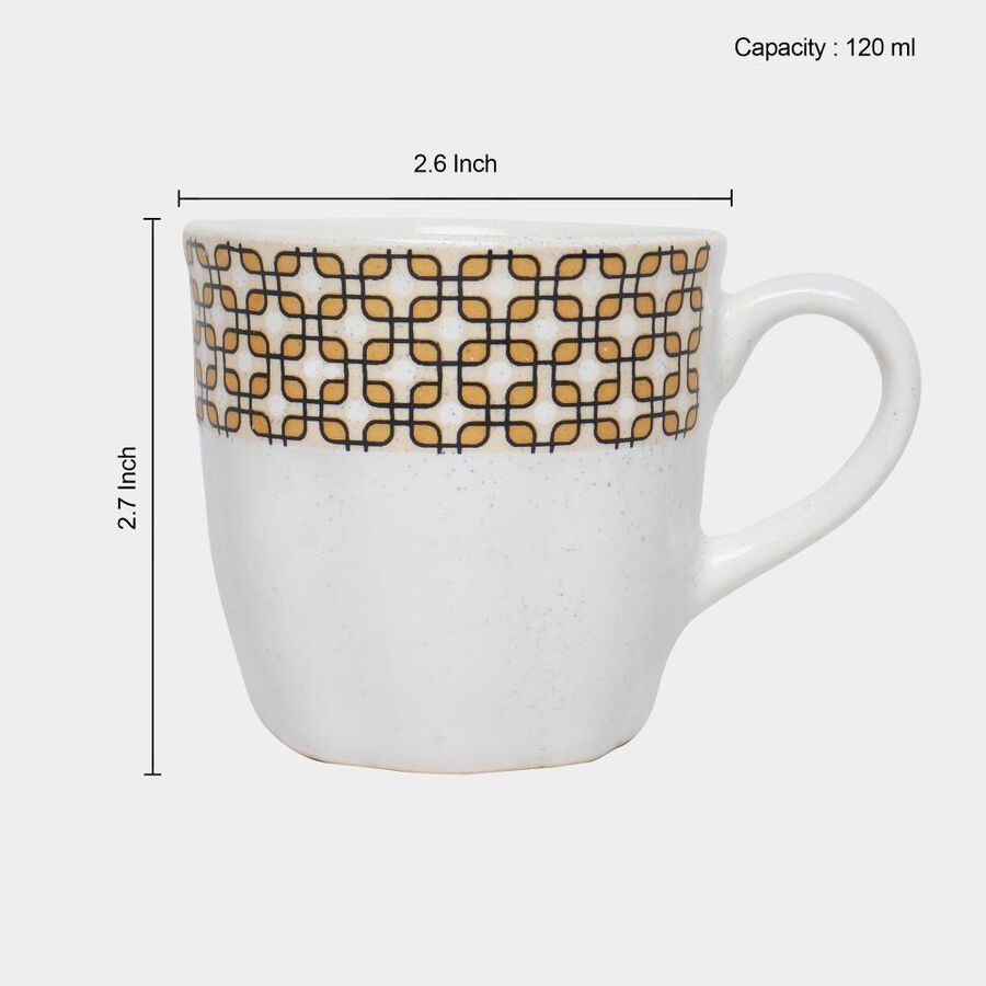 120 ml Stoneware Mug, Set of 6, , large image number null