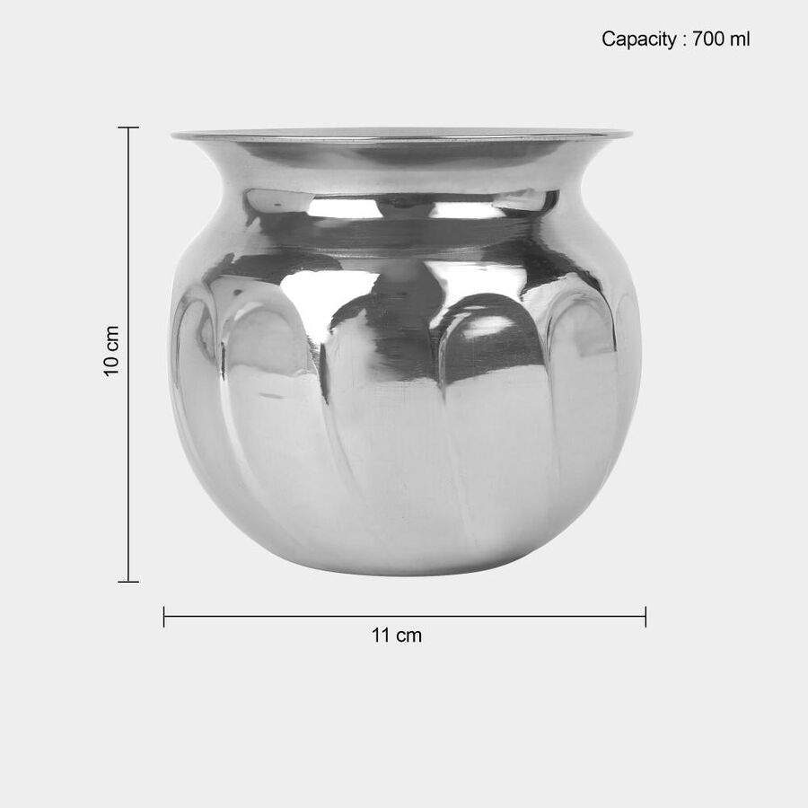 700 ml Steel Lota, , large image number null