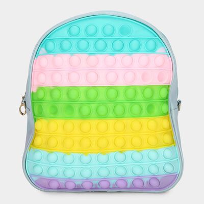 Blue Nylon/Polyester Bag