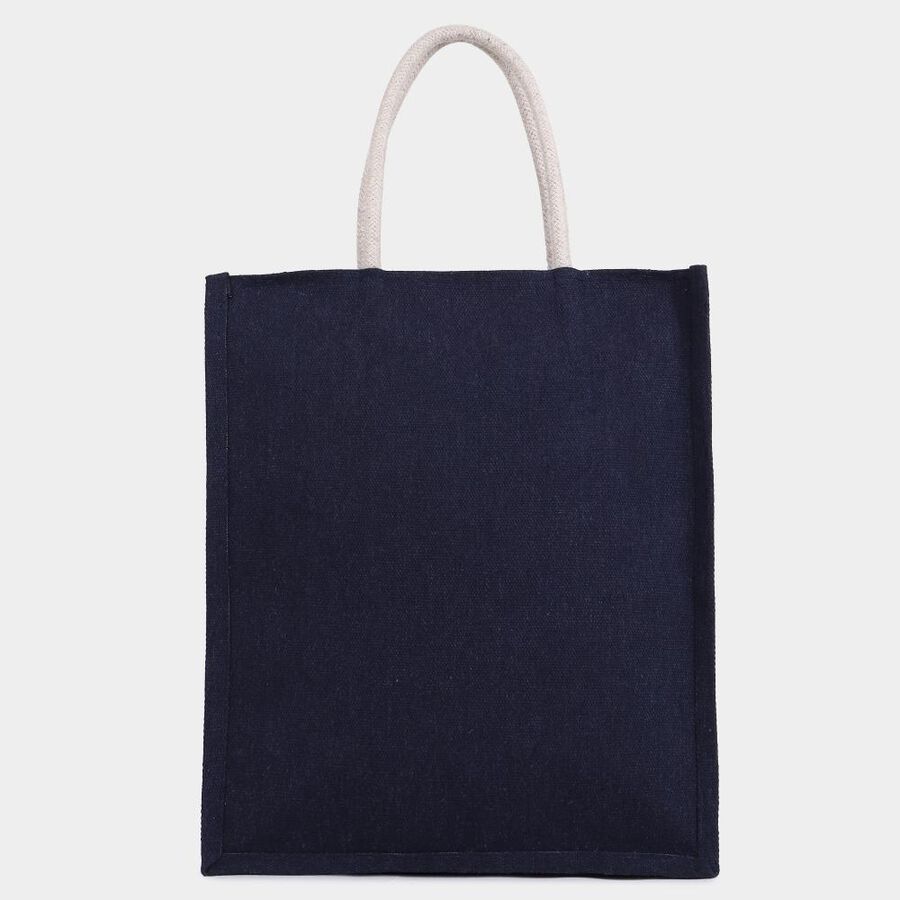 Dark Blue Canvas Lunch Bag, , large image number null