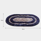 Anti-Skid Navy Blue Polyester Door Mat, , small