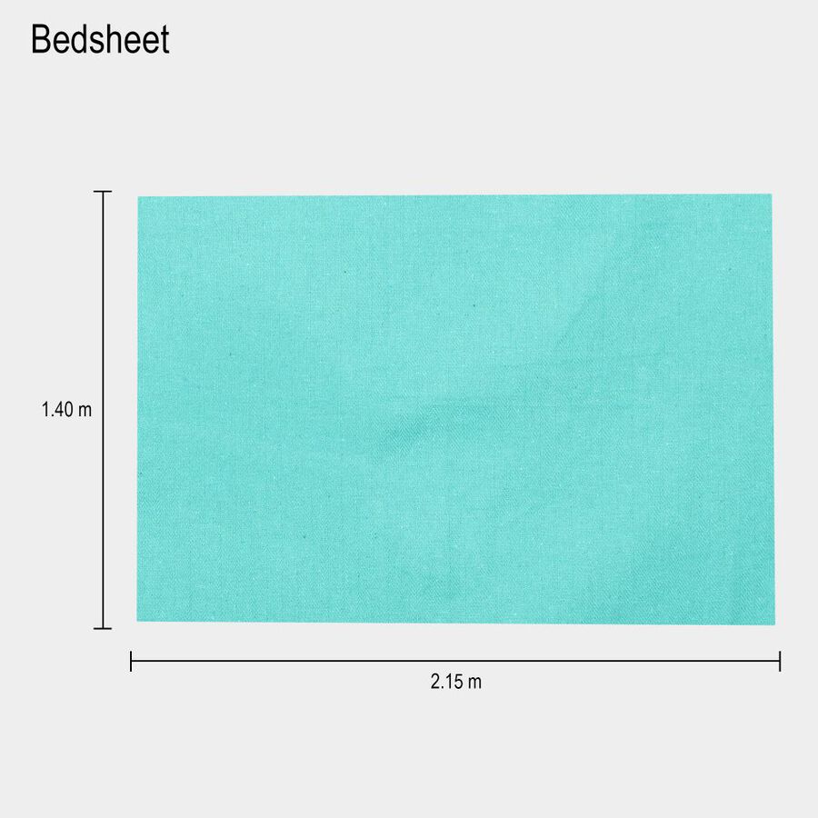 Blue Cotton Bedcover, , large