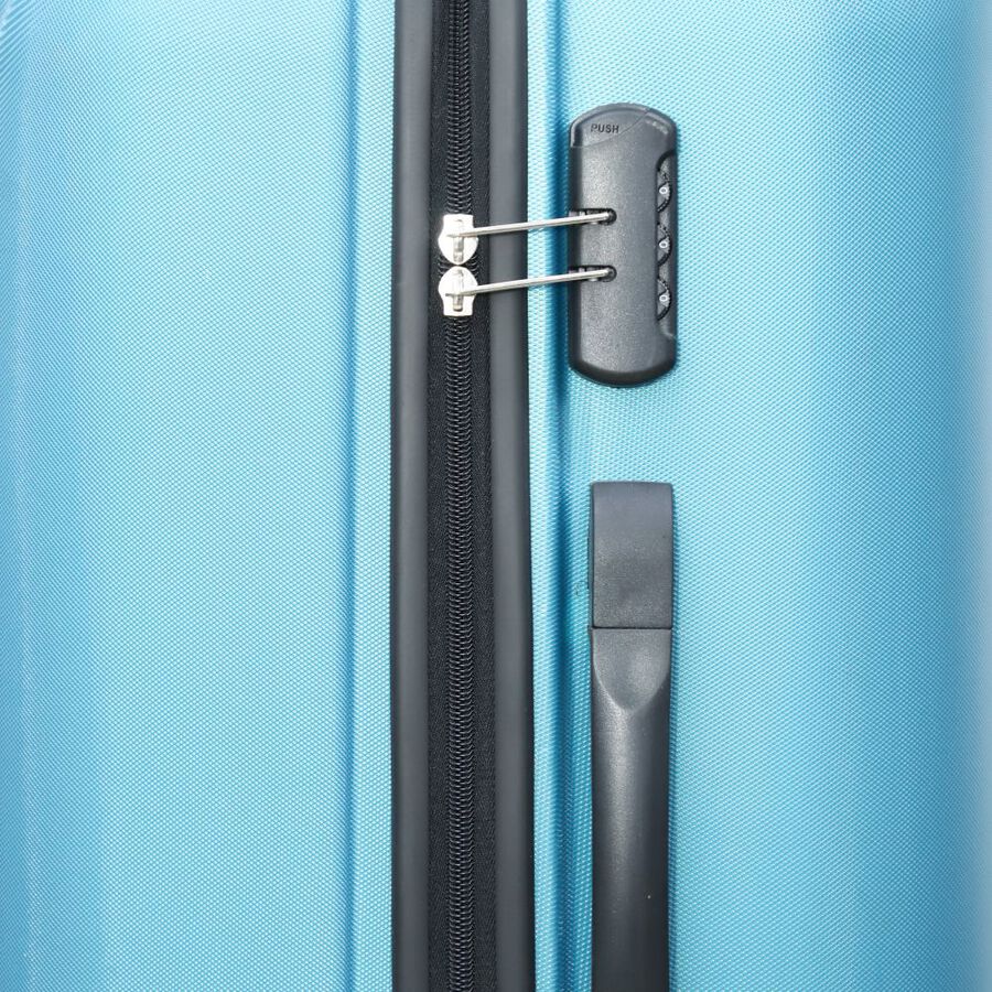 4-Wheel Blue PVC Matee Hard Case Trolley, Large, , large image number null