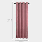 7 ft. Wine Polyester Curtain, , small image number null