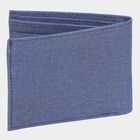 Men's Blue Polyurethane Wallet, , small image number null
