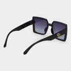 Woman's Black Plastic Sunglasses, , small