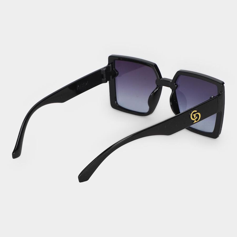 Woman's Black Plastic Sunglasses, , large