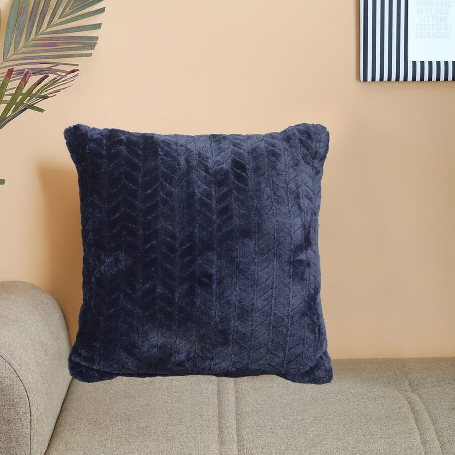 Blue Velvet Cushion, , large image number null