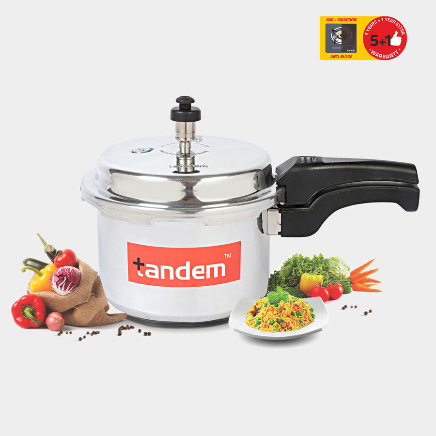 3 L Induction Pressure Cooker, Aluminium, , large image number null